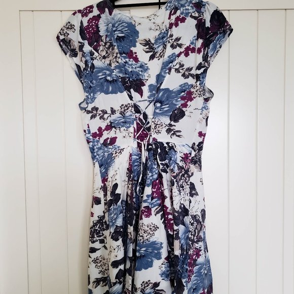 Blue/Purple/White UO romper - Picture 3 of 7